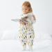 Duomiaomiao Baby Sleeping Bag with Legs 1.5 Tog - Unisex 100% Cotton Wearable Blanket for 1-2 Years (75cm) - Beige Panda Design - Buy Online on GoSupps.com