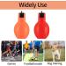 Zhujiehigh 2-Piece Hygienic Hand Whistle Set - Sports Referee Dog Training & Coaching Accessories | Trill Whistles for Coaches & Teachers - Buy Online on GoSupps.com