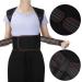 Seniors Self Heating Back Brace - 108 Magnets Lumbar Support Belt for Pain Relief | Posture Corrector for Elderly Men & Women - L/Large Black - Buy Online on GoSupps.com