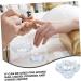 minkissy 1pc Nail Art Crystal Cup Manicure Crystal Cup Liquid Powder Mixing Cup Clear Container Mini Containers Nail Art Powder Dish Nail Crystal Bowls Nail Liquid Dish Nail Art Dish Cup - Buy Online on GoSupps.com