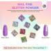Saviland 48PCS Chrome Nail Powder Kit - Aurora Holographic Metallic Mirror Effect for High Pigment Nail Art - Nail Glitter Power - 48 Colors - Buy Online on GoSupps.com