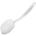 Manicare White Plastic Bath Brush - Exfoliating Long Handled Spa Shower Brush for Circulation, Cellulite, and Dry Skin - Back and Body Scrubber - Buy Online on GoSupps.com