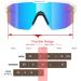 EAZYRUN Small Polarized Baseball Sunglasses | Youth Women Men | Running Cycling Outdoor Sports - Shiny White/Blue White R - Buy Online on GoSupps.com