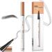 Ey brow pencil waterproof eyebrow pencil wiped-resistant liquid eyebrow pencils fast drying and durable welding-proof effortlessly create natural eyebrow shape gray a-gray