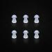 (6pcs/lot) Silicone Ear Tips for BTE ITE Hearing Aids - Small 8mm - Pack of 6 - Buy Online on GoSupps.com