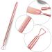 Stainless Steel Cuticle Pusher Kit - Triangle Peeler, Scraper, Double Ended Cutter & Nail Cleaner - Rose Gold Finish - Buy Online on GoSupps.com