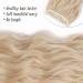 Bleach Blonde Long Wavy Clip in Hair Extensions - 4pcs Full Head Synthetic Fiber Hair Pieces for Women - Buy Online on GoSupps.com