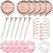 Waydress Bridesmaids Proposal Gift Set - 24 Pcs Makeup Mirrors, Love Knot Bracelets, Satin Hair Bands & Diamond Pens for Bridal Shower Party - Buy Online on GoSupps.com