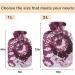 Shop NAANLE Hot Water Bottle - 1L Batik Colored Watercolor Design | Transparent Bed & Hand Warmer for Pain Relief & Therapy - Buy Online on GoSupps.com