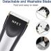 NPET Beard Trimmer Hair Clipper Men Cordless Rechargeable Hair Trimmer with LCD Display for Men Adjustable Ceramic Blade Multi-Length Settings 0.8-2mm - Buy Online on GoSupps.com