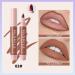 Matte Red Brown Liquid Lip Liner Lip Stain Pen for Women Long Lasting Lip Marker with Precise Tip Natural Moisturizer Quick Dry Waterproof - Buy Online on GoSupps.com