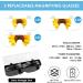 Rechargeable Magnifying Glasses Lighted Headband Magnifier with LED Light Hands-Free Illuminated Eyeglasses Magnifier with 3 Lenses 1.5X 2.0X 2.5X for Jewelry Crafts Cross Stitch - Buy Online on GoSupps.com