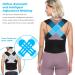 Buy HNCY Adjustable Posture Correction Back Holder for Women - Breathable Comfortable and Designed to Improve Sitting Posture - Prevention of Scoliosis - Black XXXL 3XL - Buy Online on GoSupps.com