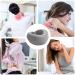 Soft Cervical Collar Neck Support Brace Elastic Supports | Soft Foam Wraps Keep Vertebrae Stable Soft Neck Support Relieves Pressure in Spine Neck Support Brace for Travel Gray - Buy Online on GoSupps.com