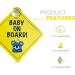 Kidoola 2pcs Baby on Board Car Safety Signs with Suction Cups - Koala Design - Buy Online on GoSupps.com