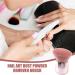 Portable Foundation Brush Mushroom Shape Travel Artificial Fiber Nail Brush - Dust Cleaner Brush Short Powder Brush Face Blush for Foundation Blush Bronzer Concealer Hamil - Buy Online on GoSupps.com