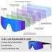 Buy Dadapanghu Fast Polarized Sunglasses - UV400 Rave Sports Glasses for Men & Women | Perfect for Cycling Skiing Fishing & Running - Blue Gradient - Buy Online on GoSupps.com
