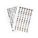 125PC Fun Football Nail Decals Leopard Print Girly Football Mom Nail Stickers Water Transfer Nail Art Jersey Numbers