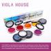VIOLA HOUSE Professional Water Based Face & Body Paint Kit for Halloween, Cosplay & Theatrical Makeup - Black - Buy Online on GoSupps.com