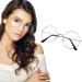 Rosenice Round Glasses - Unisex Retro Clear Lens - Ultra Light Silver Cosplay Eyewear - Buy Online on GoSupps.com