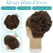 S-Noilite Curly Messy Bun Scrunchie: Medium Brown Synthetic Hair Chignon Extension - Buy Online on GoSupps.com