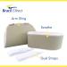 Adjustable Foam Arm Sling Shoulder Immobilizer - Brace Direct for Rotator Cuff Support, Broken Bones, Sprains, Tears - Ideal for Sleeping & Post-Surgery Recovery - Buy Online on GoSupps.com