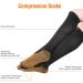 Gifts UK 2 Pairs Copper Infused Anti-Fatigue Compression Unisex Flight Travel Socks Anti Swelling DVT Support UK Stock (Large/X Large) Black 2 Pairs (L / XL) Black - Buy Online on GoSupps.com