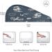 Vintage Sea Dry Hair Cap | Quick Drying Towel Set with Button Headband | Super Absorbent & Comfortable | Ideal for Travel & Home Use - Buy Online on GoSupps.com