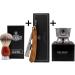 Brent Berkeley Men's Royal Silver Razor Set - Durable Shaving Brush & Shell - Reduces Skin Irritation - Perfect Gift for Grooming - Buy Online on GoSupps.com