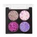 Quxunzzz 4 Colorful Eyeshadow Palette High Pigmented Makeup Palette Matte And Shimmer Glitter Eyeshadow Waterproof Long Lasting Eye Shadow Palette 3 Set 3
