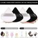 12-Piece Triangle Powder Puff Set for Makeup & Foundation - Black & White Small Puffs | Reusable & Washable Cosmetic Sponge Tool - Buy Online on GoSupps.com