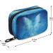 Pfrewn 7-Day Pill Organizer Case - Portable Galaxy Butterflies Travel Pill Box for Vitamins & Supplements - Zipper Pouch for Easy Use - Buy Online on GoSupps.com