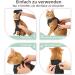 Supet Cat Dishes & Harness Set for Kittens - Reflex Stripes Adjustable Leash & Universal Fit - Black (Breast Circumference: 34.8-39.9 cm) | International Shipping - Buy Online on GoSupps.com
