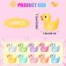 Buy Tiopeka Mini Duck Figures - 100 Colorful Tiny Resin Ducks for DIY Projects Aquariums Gardens & Dollhouses | Perfect Decor & Gift Ideas - Buy Online on GoSupps.com