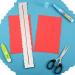 3 Pcs Metal Paper Tearing Ruler Set | Stainless Steel Deckle Edge Craft Ruler with Water Pen | Scrapbook & School Measuring Tool - Buy Online on GoSupps.com