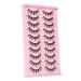 Manga Lashes: Natural Look False Eyelashes - 10 Pairs Soft & Reusable Asian Fake Eyelashes by Canvalite - Anime Style Alice-10pr - Buy Online on GoSupps.com