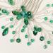 ISLHJDD Bridal Diamante Emerald Green Green Hair Accessories Bridesmaid Hair Accessories Wedding Hair Accessories Vine Crystals Hair Ornament Hair Vines Decorative Hair Accessories for Brides Girls - Buy Online on GoSupps.com