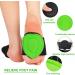 3 Pairs Arch Support Pads for Flatfoot Relief | Cushioned Compression Sleeves for Plantar Fasciitis & Heel Spurs | Comfort for Fallen Arches (Green - Buy Online on GoSupps.com