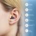 Silicone Ear Plugs for Sleep - Reusable & Comfortable Noise Cancelling Earplugs - 16 Tips in 4 Sizes, 2 Travel Boxes - 33dB Noise Reduction - Ideal for Sleeping, Sensitivity & Flights (Black) - Buy Online on GoSupps.com