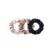 Slip Silk Large Scrunchies in Black  Pink  and Caramel - 100% Pure 22 Momme Mulberry Silk Scrunchies for Women - Hair-Friendly + Luxurious Elastic Scrunchies Set (3 Scrunchies) 3 Count (Pack of 1) Black  Pink  Caramel
