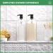 Bar5F Shampoo and Conditioner Pumps - 1-Inch Bottle Neck - Pack of 2 - Black - Buy Online on GoSupps.com