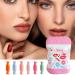 Sghtil Set of Cute Lipsticks Makeup Pills 6 x Durable Velvet Lip Gloss Set Candy Lip Gloss Pills - Buy Online on GoSupps.com