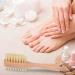 Takavu Nail Brush - Pure Boar Bristles Dual-Sided Natural Wood Handle for Manicure & Pedicure Care - Buy Online on GoSupps.com