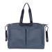 Large diaper bag - waterproof adjustable including changing padding cosmetic bag hook for strollers organizers and accessories black/gray