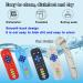 2-Pack Baby Teething Toys for Babies 6-12 Months - BPA Free Silicone Chew Toys for Teething Itchy Relief (White+Blue/Grey+Blue) - Buy Online on GoSupps.com