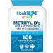 Health4All Kids Methyl B's 180 Tablets for Children for Stress & Mood Support. Sublingual Vegan pre-methylated B12 Methylcobalamin 5-Methylfolate and Vitamin B6 P-5-P 180 count (Pack of 1)