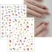 JMEOWIO 9 Sheets Spring Flower Nail Art Stickers Decals Self-Adhesive Colorful Summer Floral Nail Supplies Nail Art Design Decoration Accessories - Buy Online on GoSupps.com