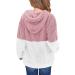 Haloumoning Girls Fuzzy Fleece Pullover Hoodie Sweatshirt - Casual Loose Outwear Coat with Pockets - 8-9 Years - Dark Pink - Buy Online on GoSupps.com