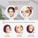 Lighted Makeup Vanity Mirror | Double-Sided 1x/10x Magnifying Mirror with Adjustable Brightness and Standing Height | 360 Rotation, Touch Sensor, AC Adapter - 3 Colors - Buy Online on GoSupps.com